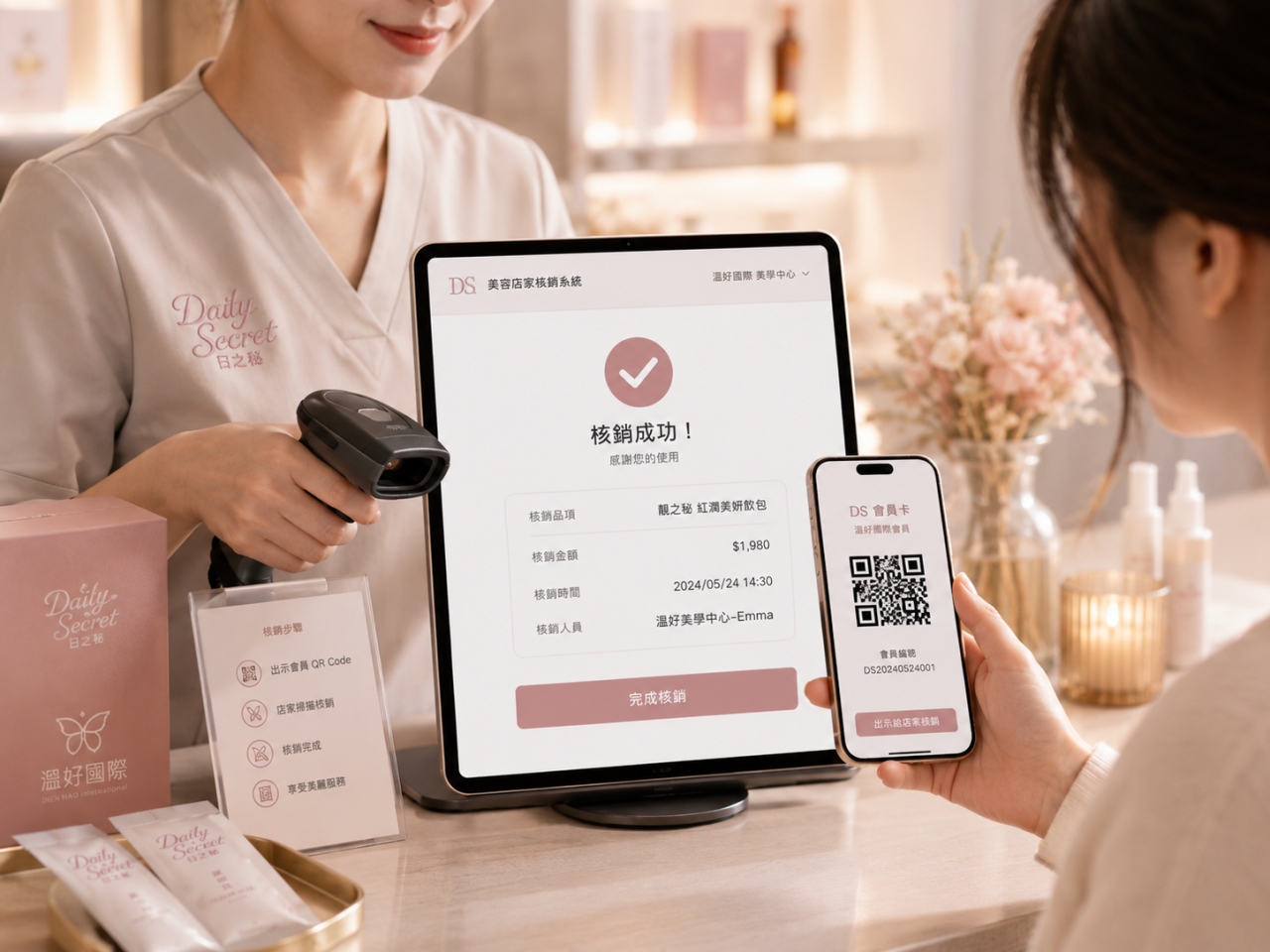 DS 美容店家核銷系統